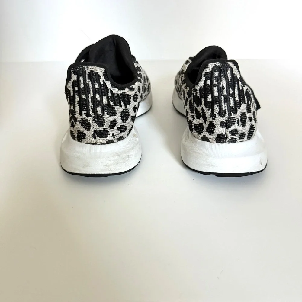 Adidas original swift run 1.0 in black and white leopard print Size 8.5